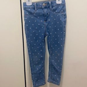 Toddler polka dot 👖with adjustable waist